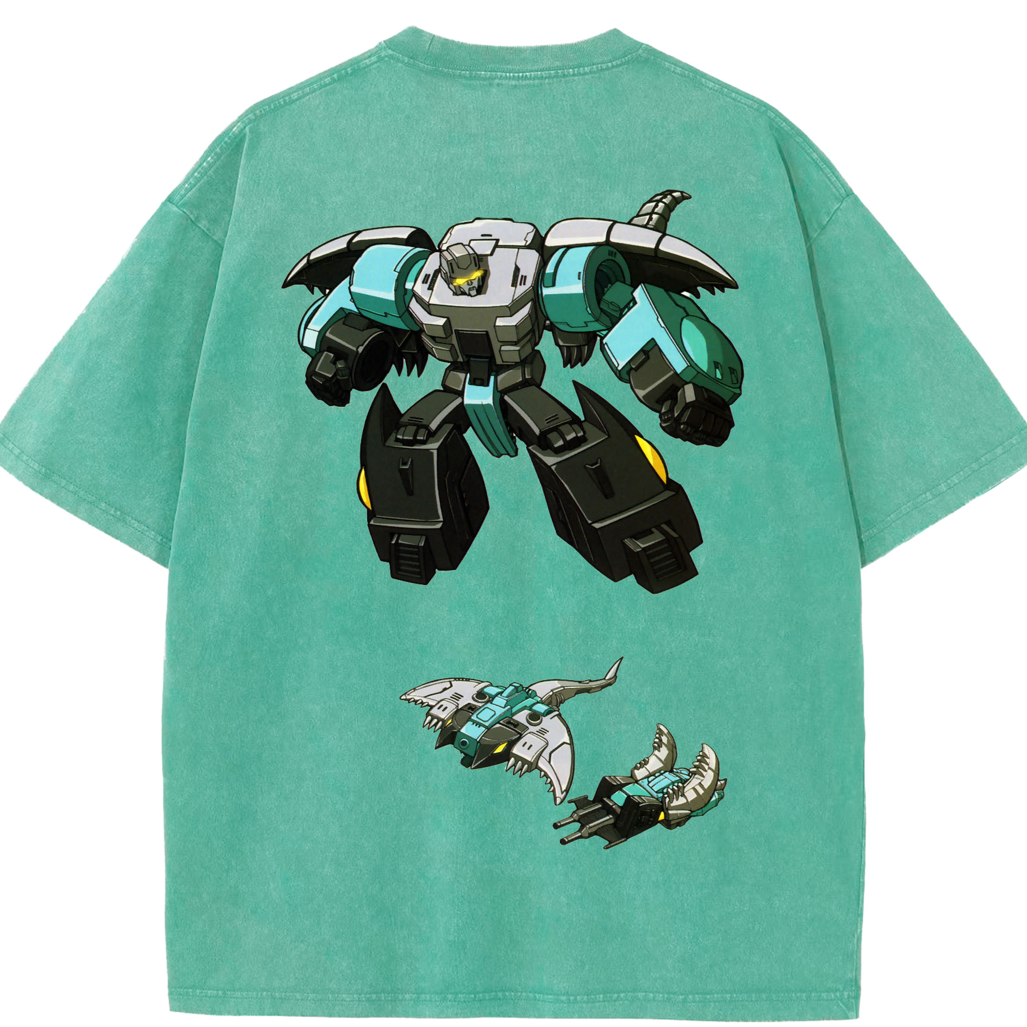 （画像用）  綿100% ヴィンテージ風 半袖Tシャツ（背面プリント）